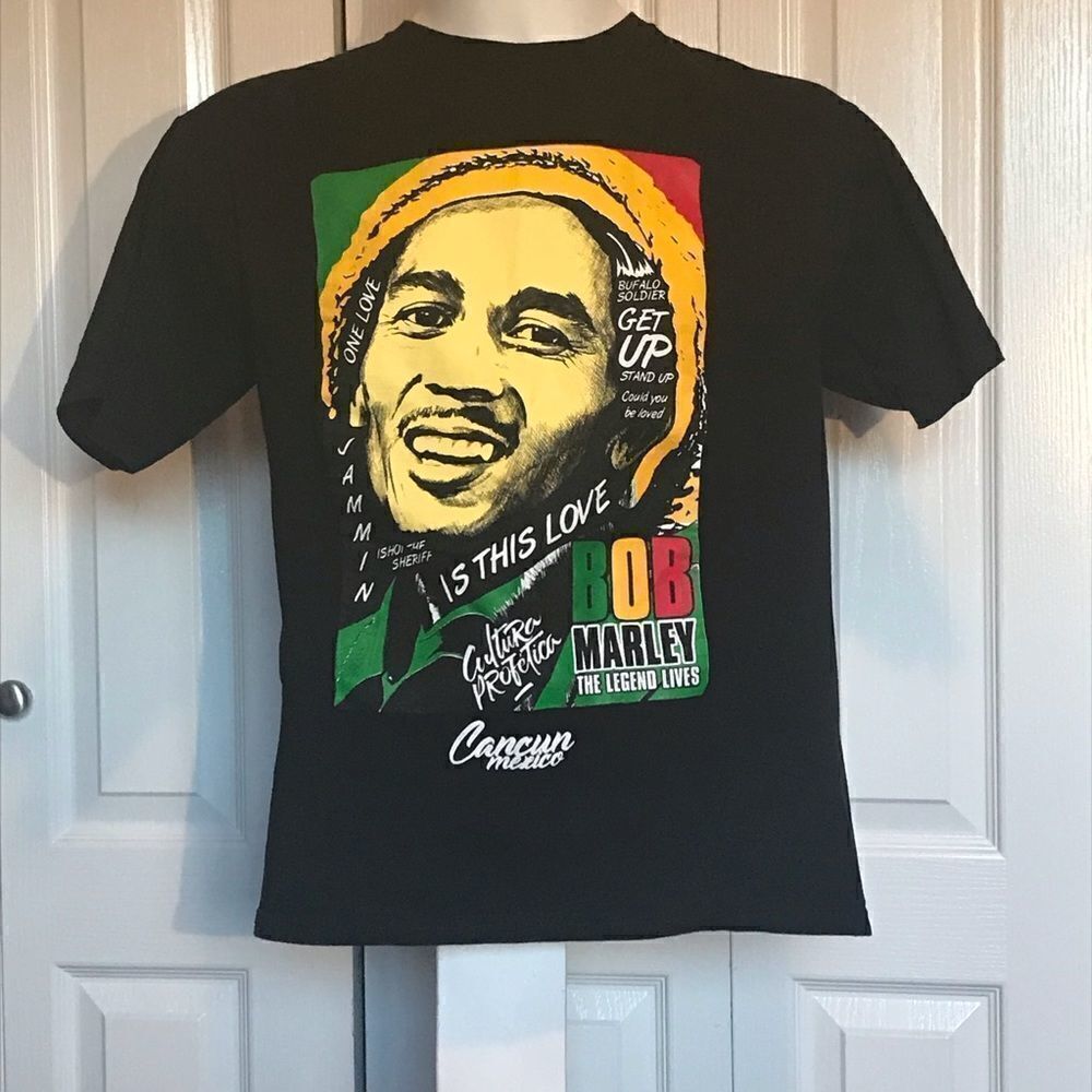 Vibrant Bob Marley tee